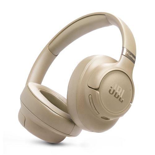 Casque circum-auriculaire sans fil JBL Tune 780NC Bluetooth avec réduction active du bruit Beige