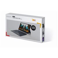 Pack Tablette Tactile Lenovo Tab P11 ZA7R0240FR 11" 2K 128 Go Gris + Clavier sans fil Bluetooth Gris + Coque de protection Gris