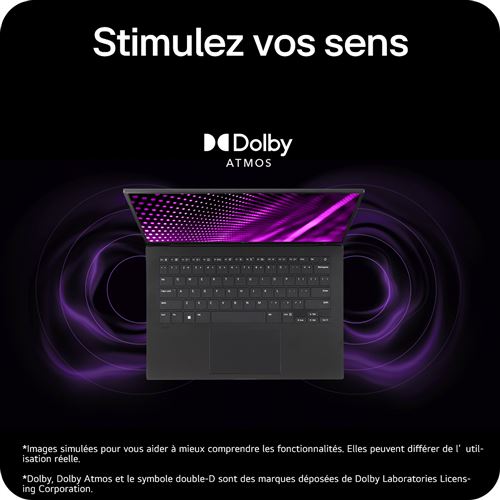 PC Portable LG Gram 14 Pouces - Ultra-léger 999g, Processeur Intel Evo 14e Gen, 16Go RAM, 1To SSD, Windows 11