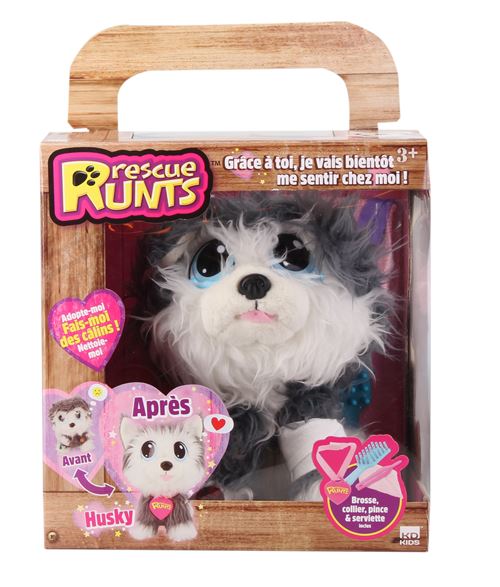 Peluche KD Kids Rescue Runts Husky