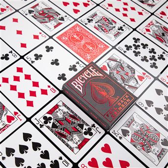 Jeu de cartes Bicycle Ultimates Mettaluxe Rouge