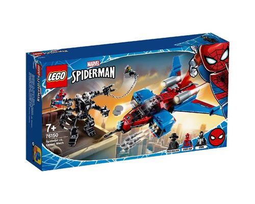 Lego Marvel Lego® Marvel Super Heroes 76150 Le Spider-Jet Contre Le Robot De Venom