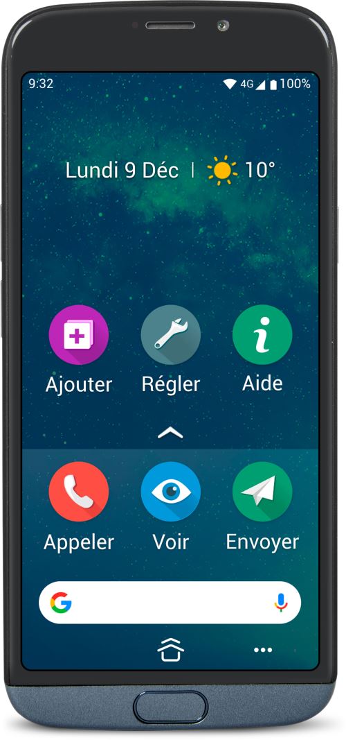 Smartphone Doro 8050 5.7 16 Go Noir