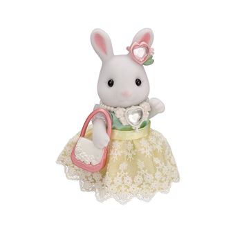 Playset Sylvanian Families La valisette de mode et grande sœur lapin neige