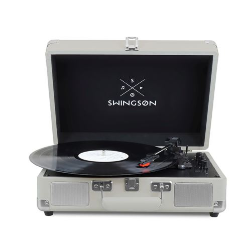 Platine vinyle Swingson On Stage BT + Gris