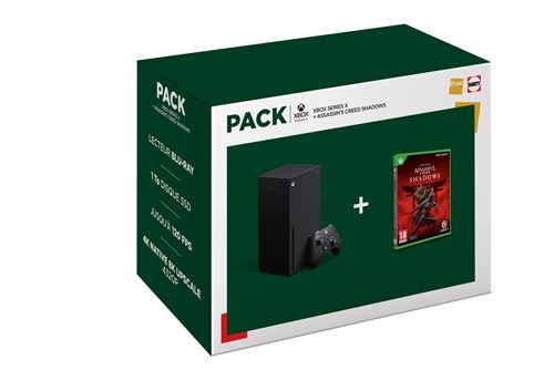 Pack Fnac Xbox Series X Noir + Assassin's Creed Shadows