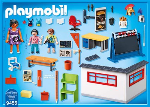 Playmobil City Life L'école 9455 Classe d'Histoire - Playmobil - Achat &  prix