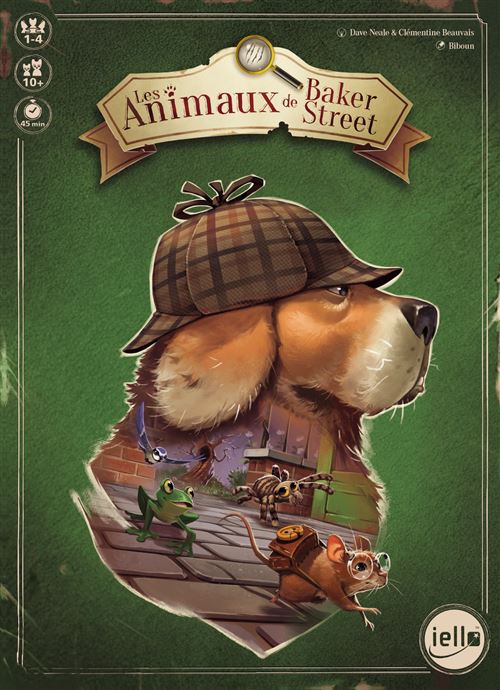 Jeu D'Ambiance Iello Les Animaux De Baker Street