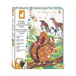 Kit créatif Janod Peinture au numéro Animaux de la forêt