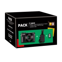 Pack Fnac Appareil photo Compact Canon PowerShot G7X Mark II + Etui + Carte mémoire SD 32 Go