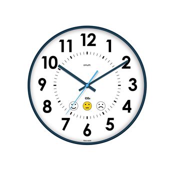Moniteur d'air Orium Horloge analogique Quaelis 15 Capteur CO2 11344 Blanc et Gris