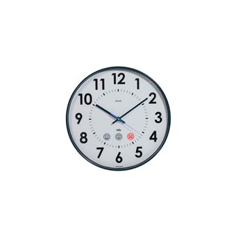 Moniteur d'air Orium Horloge analogique Quaelis 15 Capteur CO2 11344 Blanc et Gris