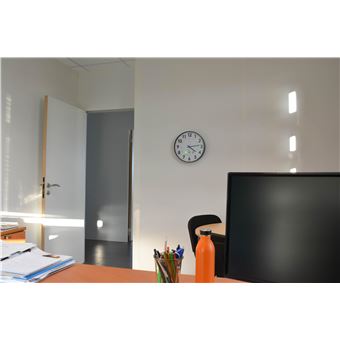 Moniteur d'air Orium Horloge analogique Quaelis 15 Capteur CO2 11344 Blanc et Gris