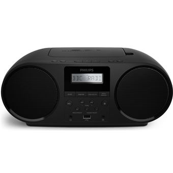 Philips FM/DAB+ Radio TAZ6000 met CD-speler Zwart - 1