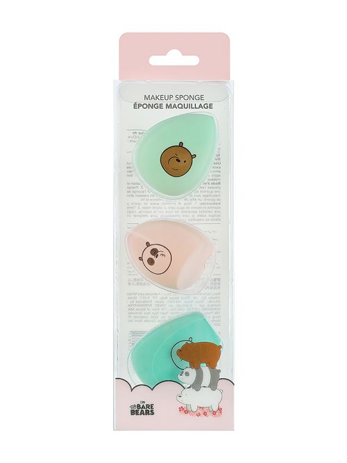 Pack de 3 éponges maquillage Miniso We Bare Bears