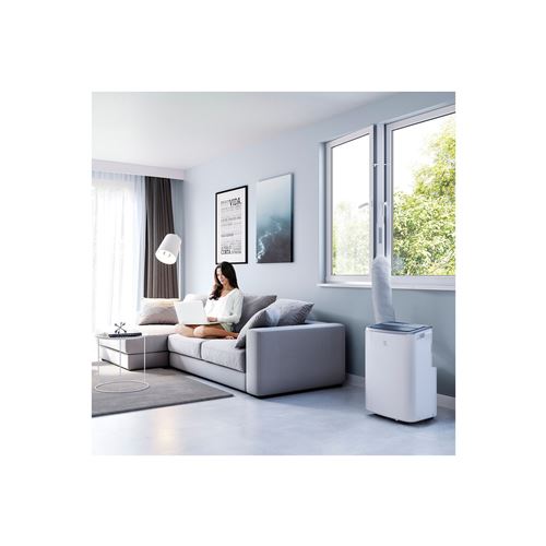 Electrolux EXP26U538CW Tragbare Klimaanlage - Kühlleistung Für Kleine Räume, Mit R290 Kältemittel, Fernbedienung, Weiß, Für Büro Oder Schlafzimmer