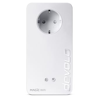 devolo Magic 1 WiFi - Kit de réseau - pont - HomeGrid - Wi-Fi 5 - Bi-bande - Branchement mural (pack de 2)