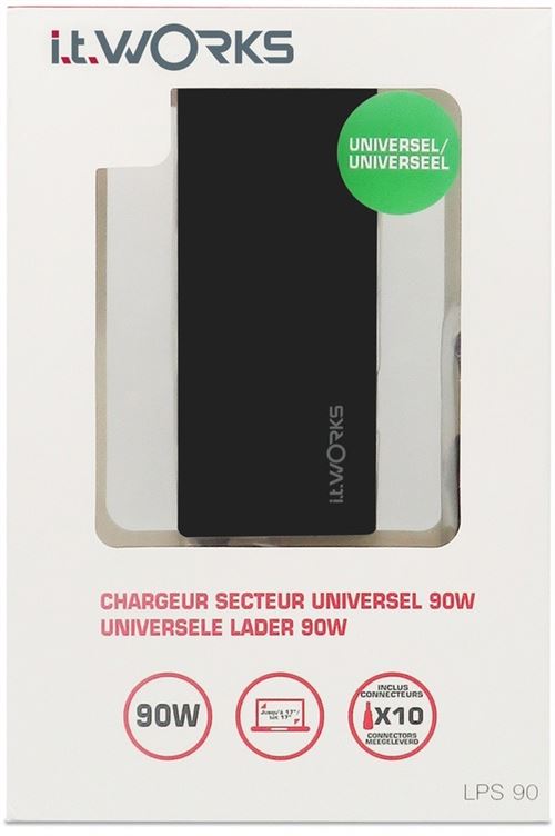 IT WORKS UNIVERSAL CHARGER 90W NEW