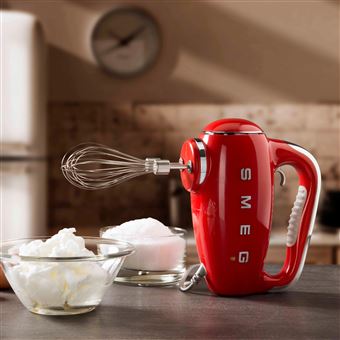 Batteur à main Smeg HMF01RDEU 250 W Rouge