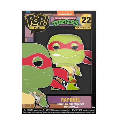 Funko pin Pop Raphael Tortues Ninja - vue 2