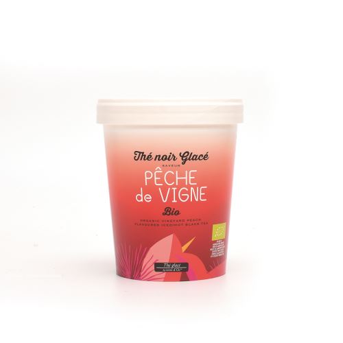 Thé Terre D'oc Noir glacé aromatisé Pêche de vigne