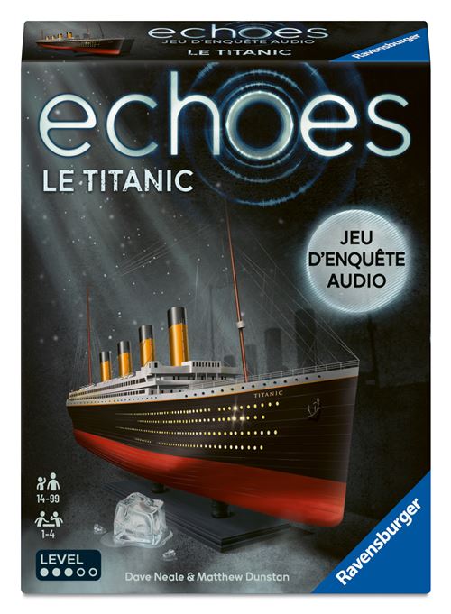 Jeu D'Enquête Audio Ravensburger Echoes Titanic – 1 à 4 Joueurs - vue 3