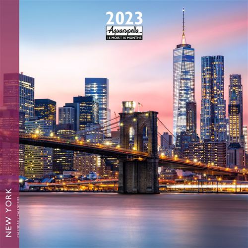CALENDRIER 2023 30X30 NEW YORK