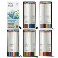 Coffret de 50 crayons aquarellables Winsor & Newton Studio Collection