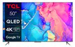 TV TCL 50C635 50'' QLED 4K UHD Smart TV Aluminium brossé 2022