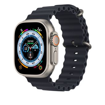 Bracelet pour Apple Watch Midnight Ocean Band Bleu et Noir 49mm