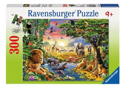 Puzzle 300 pièces XXL Ravensburger Un coucher de soleil à l’oasis