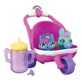 Pack de 2 Figurines Hatchimals avec poussette