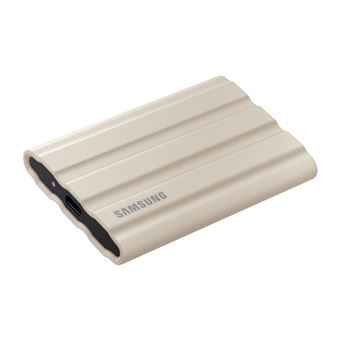 Disque SSD Externe Samsung Portable T7 Shield MU-PE1T0K/EU USB Type C 1 To Beige