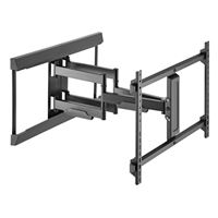 Accsup Kantelbare en draaibare muurbeugel TNEL 904 voor TV van 37" tot 80" Zwart