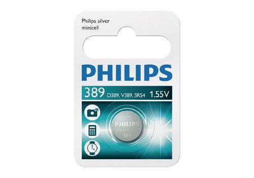 Silberoxidbatterie SR54 Philips 389/00B
