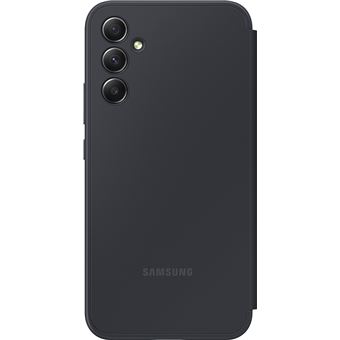 Samsung EF-ZA346 - Étui à rabat pour téléphone portable - noir - pour Galaxy A34 5G