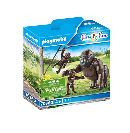 GORILLA + BABIES/GORILLE + SES PETITS