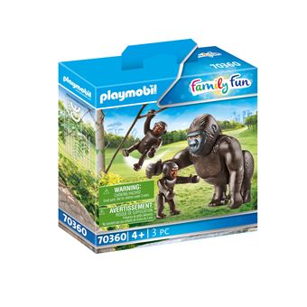 Playmobil Family Fun 70360 Gorille avec ses petits