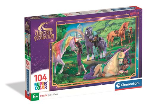 Clementoni Unicorn Academy Puzzel 104 stukjes