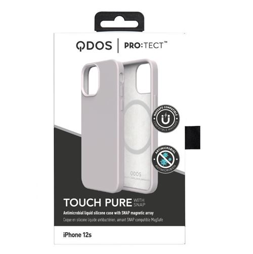 Coque de protection pour iPhone 13 Qdos Touch Pure Snap Beige