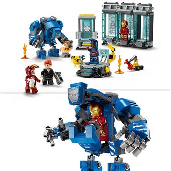 LEGO® Super Heroes 76315 Le laboratoire d’Iron Man : la salle des armures