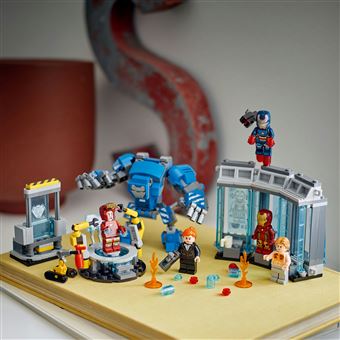 LEGO® Super Heroes 76315 Le laboratoire d’Iron Man : la salle des armures
