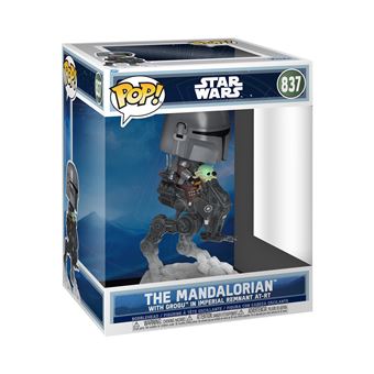 Figurine Funko Pop Rides Deluxe Mandalorian & Grogu Pop 1 - 1