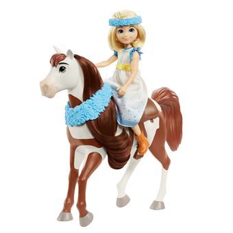 Poupée Abigaëlle Spirit et son cheval Boomerang Deluxe