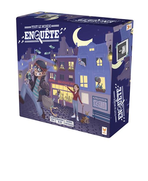 Jeu d'ambiance et de déduction Topigames Tout le monde enquête