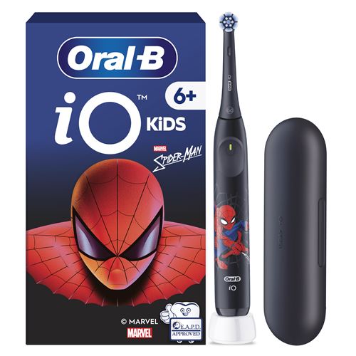 Brosse À Dents Électrique Oral B Io2 Spiderman Avec Étui De Voyage Noir