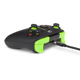 Manette filaire Power A pour Xbox One Vert