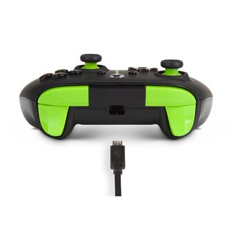 Manette filaire Power A pour Xbox One Vert