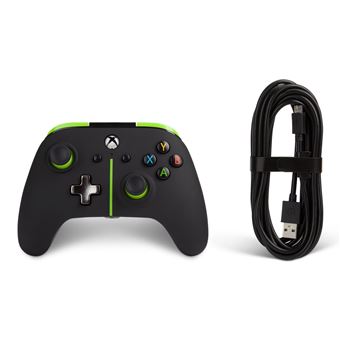 Manette filaire Power A pour Xbox One Vert