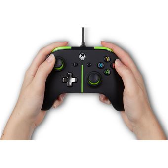 Manette filaire Power A pour Xbox One Vert